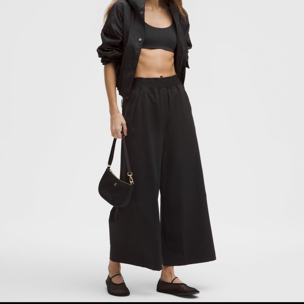 Lululemon Athletica Black Wide-Leg Pants